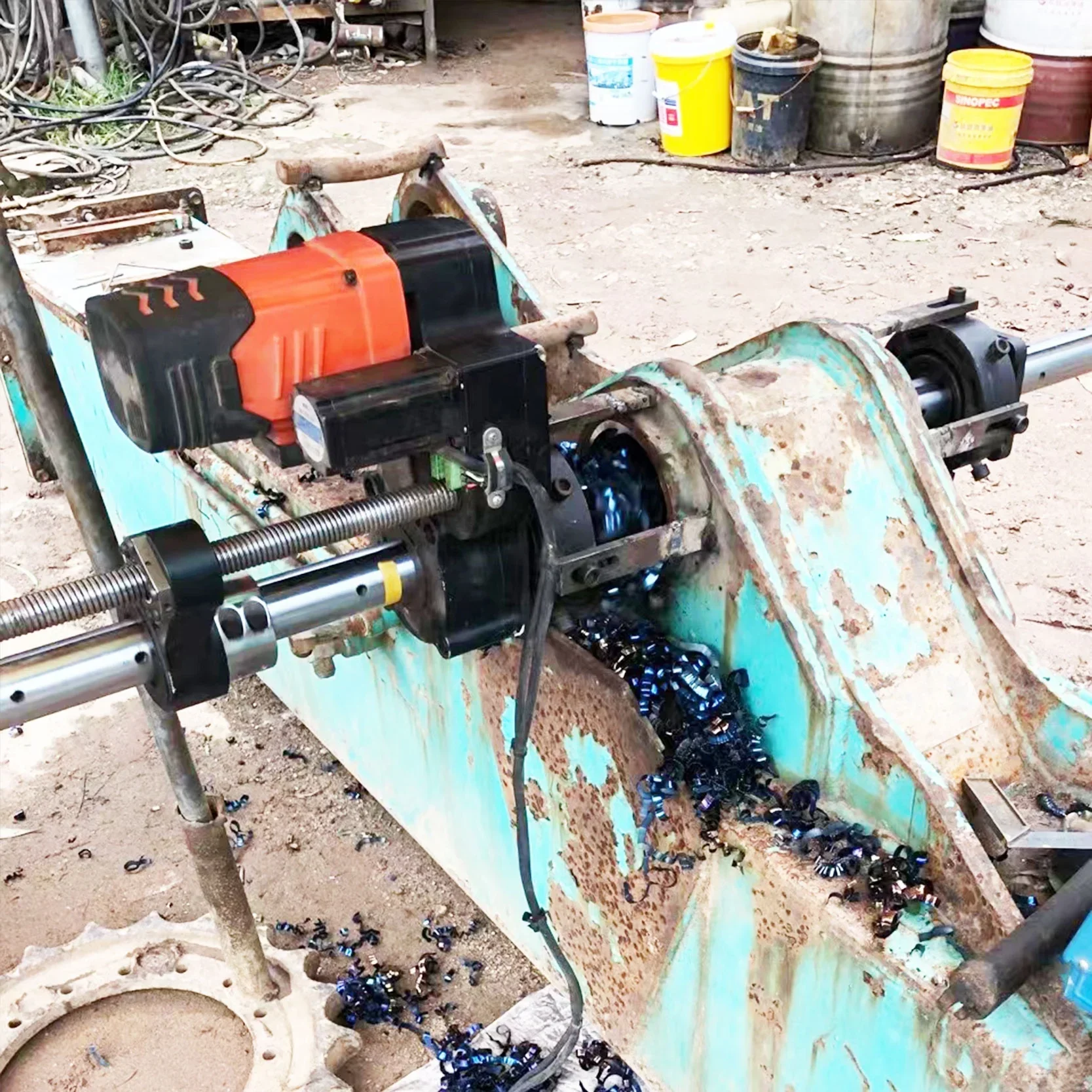 China\'s best-selling multi-functional HL-350 portable boring and welding one boring machine wholesale sales