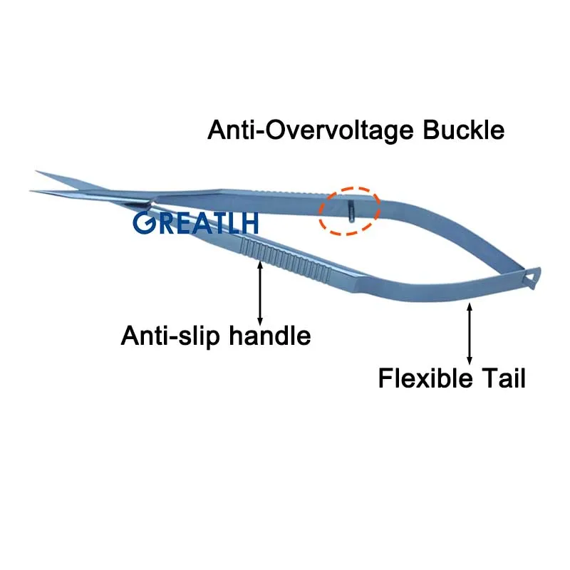 Ophthalmic Tissue Scissors Titanium Westcott Tenotomy Scissor Micro Scissors Ophthalmic Instrument Eyelid Tools