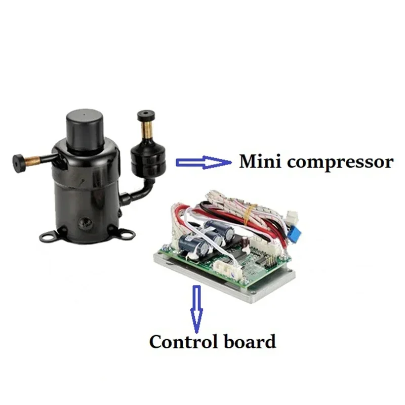 Compresseur de réfrigération Miniature cc FSQX019Z12, 12 volts, pour Mini unité de réfrigération cc, Kit de pièces de rechange