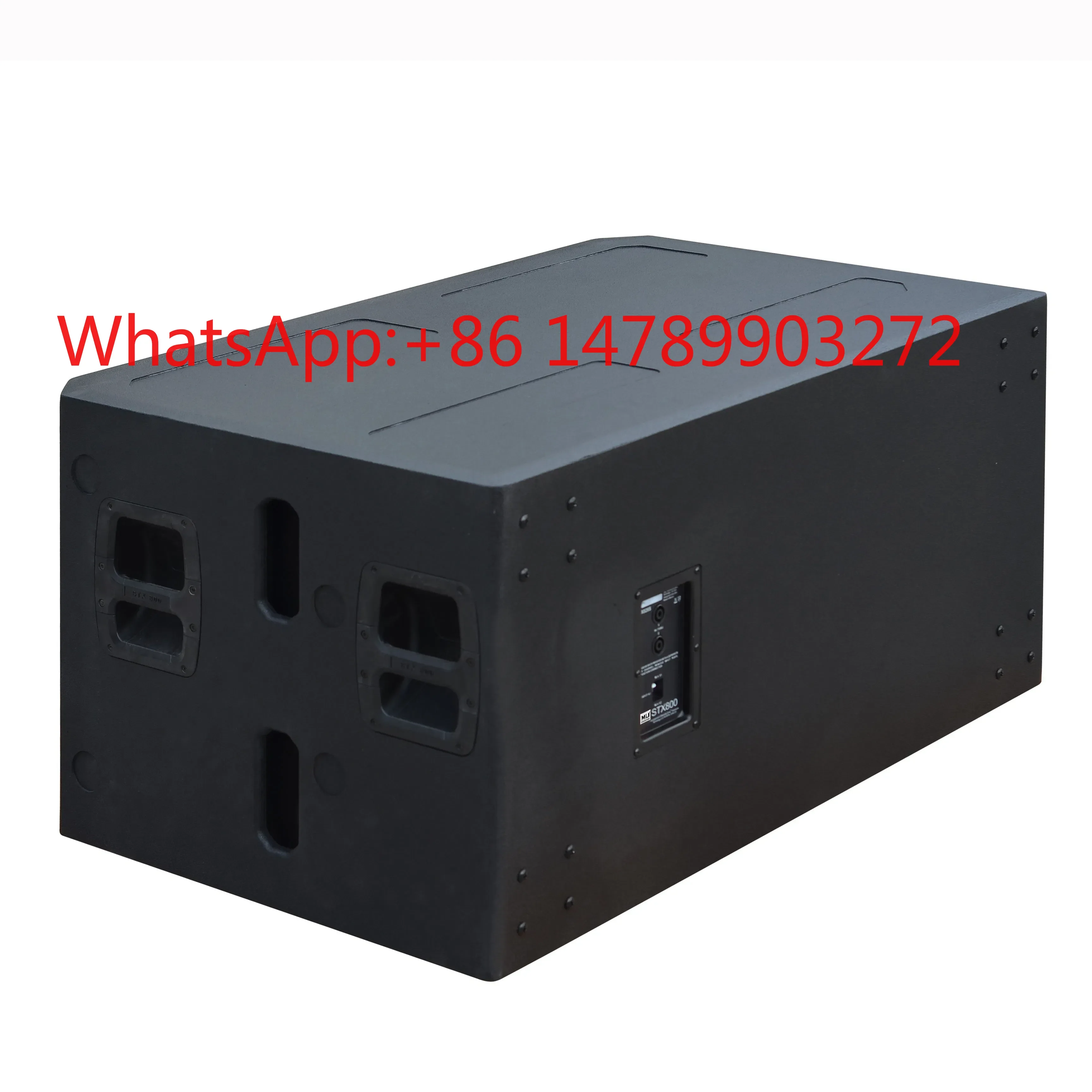 

Double 18‑Inch High‑Power Professional Audio Subwoofer, Heavy Bass Stage Performance PA Speaker for Live Event Outdoor Party