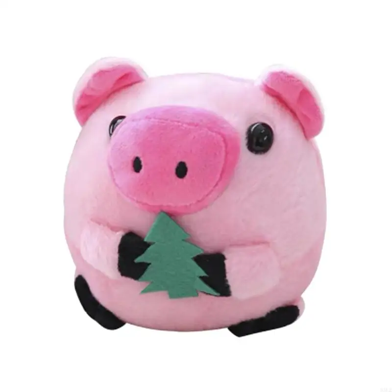 85LE PET Bouncing Jump Ball Cartoon Pig Dog for Doll Toy USB Electric Plush Beating s