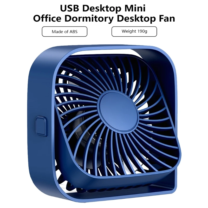 Desktop Fan Electric Fan Efficient Cooling Device ABS Texture Table Fan Electric Cooling Fan for Indoor and Outdoor Use