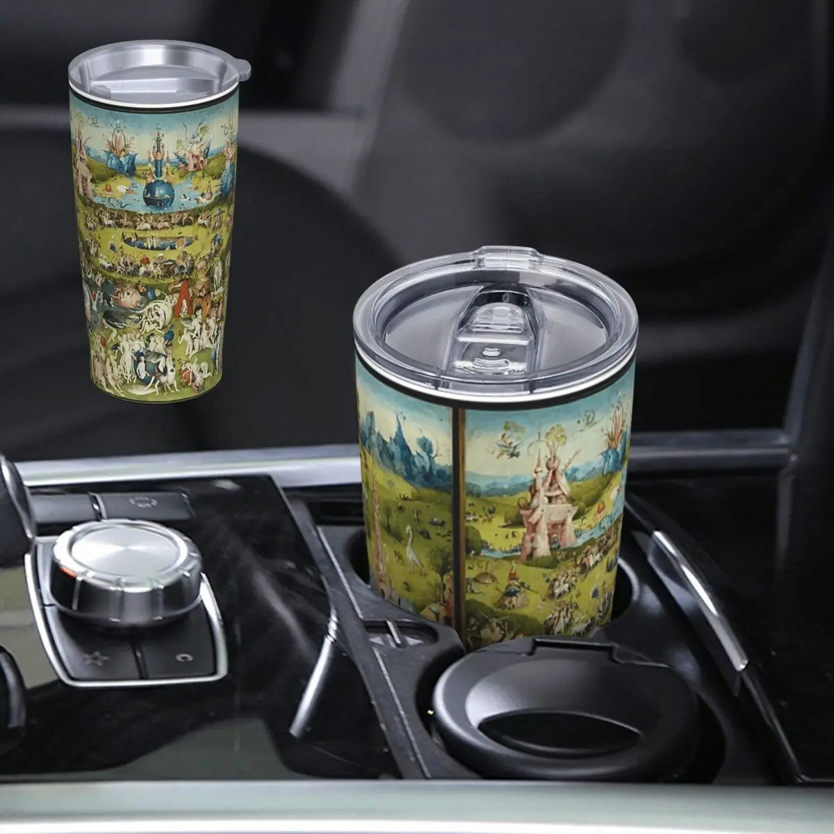 The Garden Of Earthly Delights  By Hieronymus Bosch Stainless Steel Tumbler Vacuum Mug Thermal Cold Bottle Straws With Lid