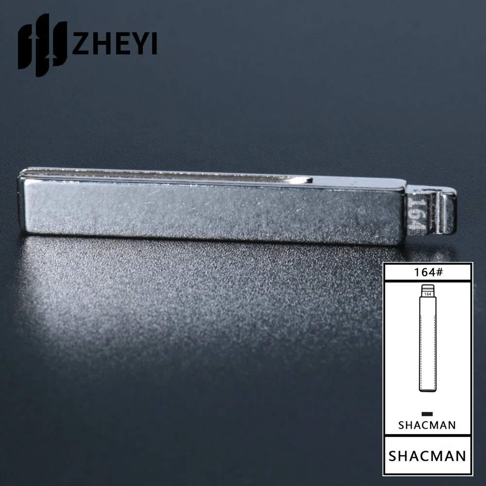 SHACMAN-mando a distancia Universal sin cortar para Shaanxi Delong 164, hoja de llave en blanco sin cortar, llave de control remoto para coche, 164