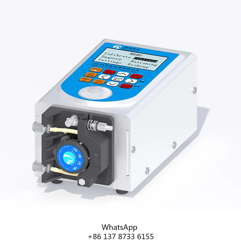 Mini Structure Peristaltic Hose Pump For Nucleic Acid Testing 4 Rollers Engineering Electric Stepper Motor Customizable OEM