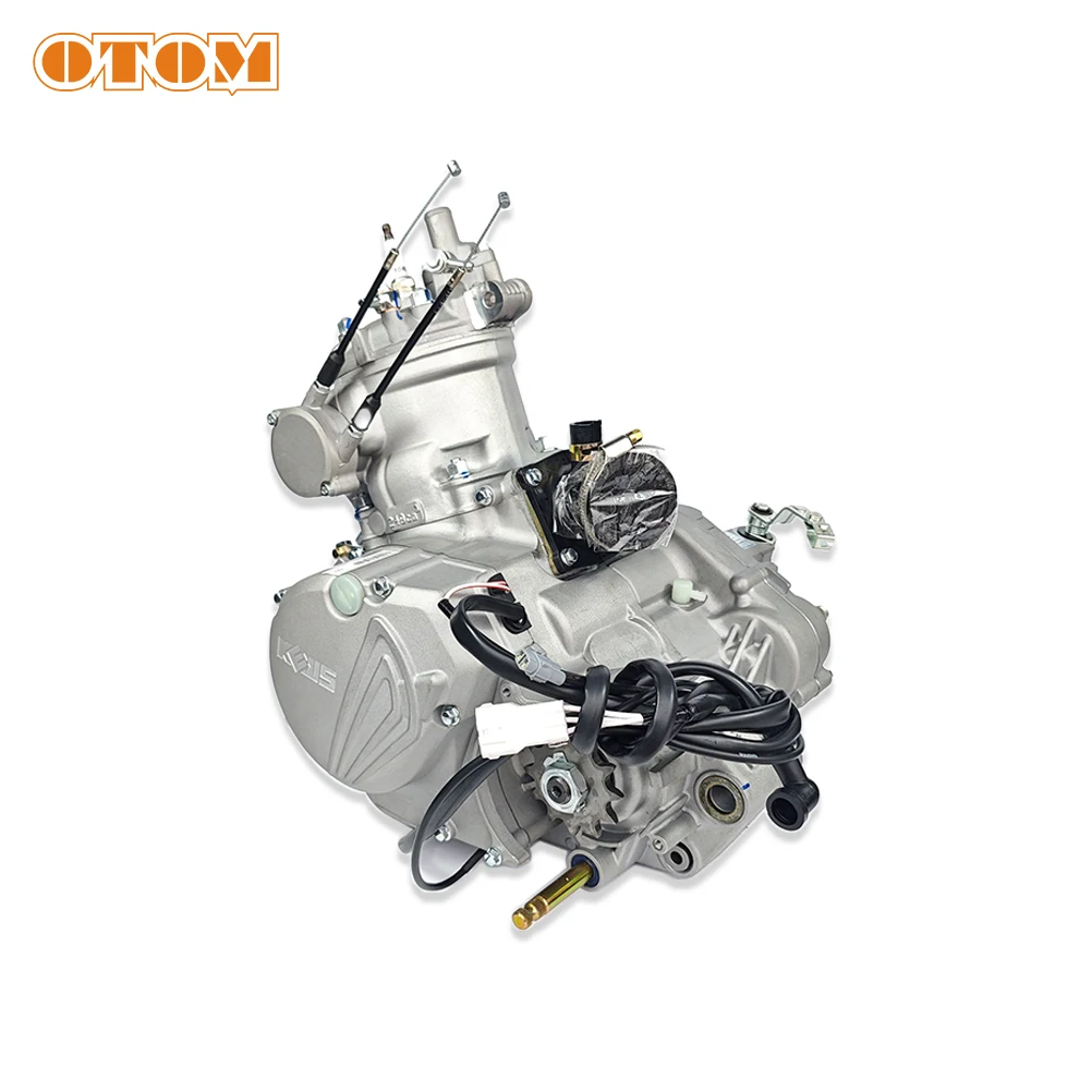 OTOM Motocross Crossmotor Motor 250cc 2-taktmotor KEWS Off-road motorfiets Loncin MT250 motorconstructie