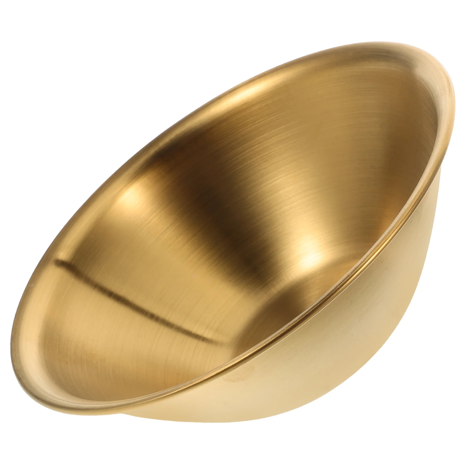 

1pc Stainless Steel Salad Bowl Multifunctional Fruit Vegetable Storage Container Reusable Dipping Bowl For Camping Travel