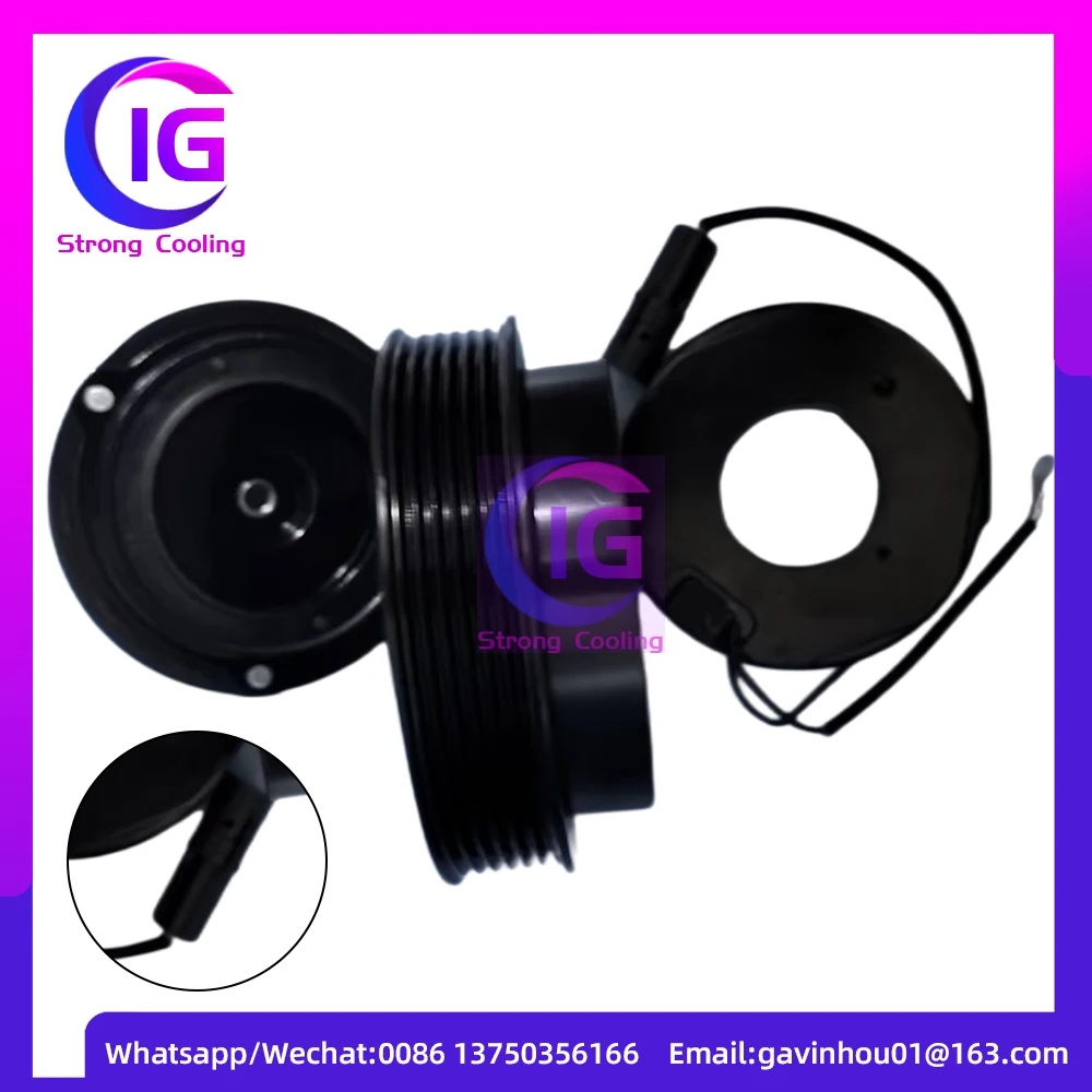 A/C AC Compressor Clutch For Kia Carens Rondo 2.0L 2.4L 2.7L 2006-2013 977011D100 97701-1D100 CO10985C 6 Grooves
