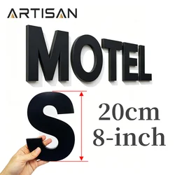 20CM 3D Acrylic House Numbers & Letters Custom Boldface Address Sign Outdoor Waterproof English Alphabet Placard for Hotel Home