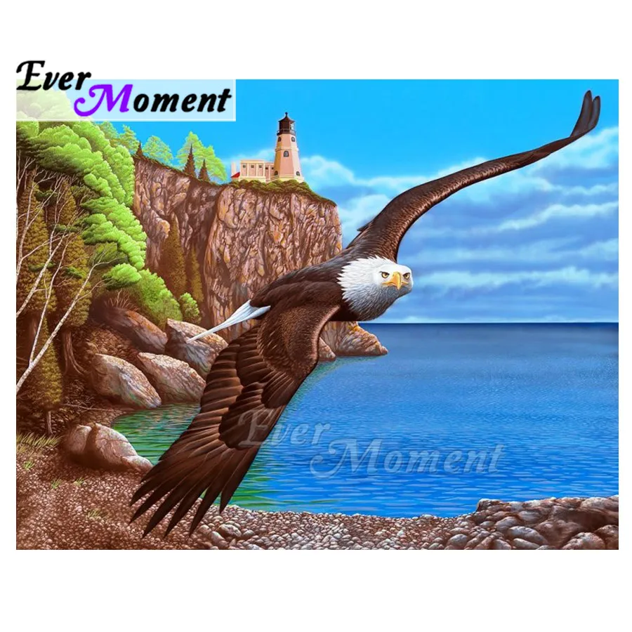 

Алмазная картина Ever Moment, стержень, море, полная квадратная дрель, 5D DIY, мозаика со стразами, алмазная вышивка, вышивка крестиком ASF1993