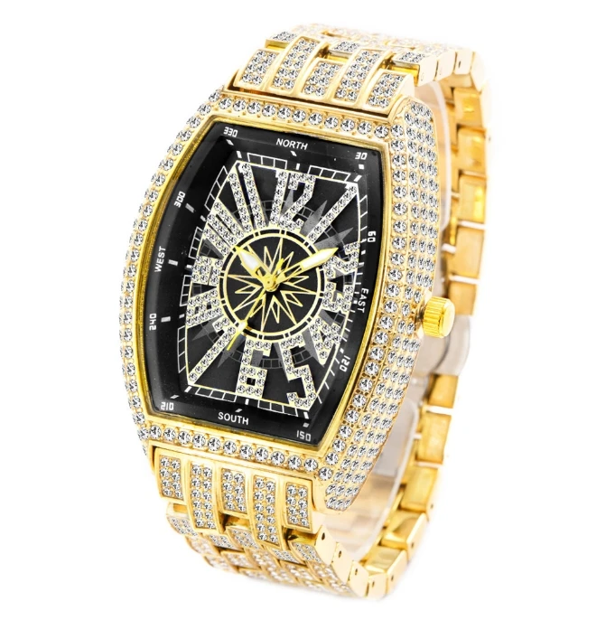 

Men Watches High Quality Watches Luxury Men Fashionable Personalized Digital Full Diamond Men's Watch