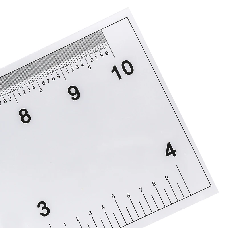 Film Ruler 10/30/60/100/150cm Transparent Soft Ruler 30CM(R Angle) Straightedge Scale 0.1mm/0.5mm Measuring Calibration Card