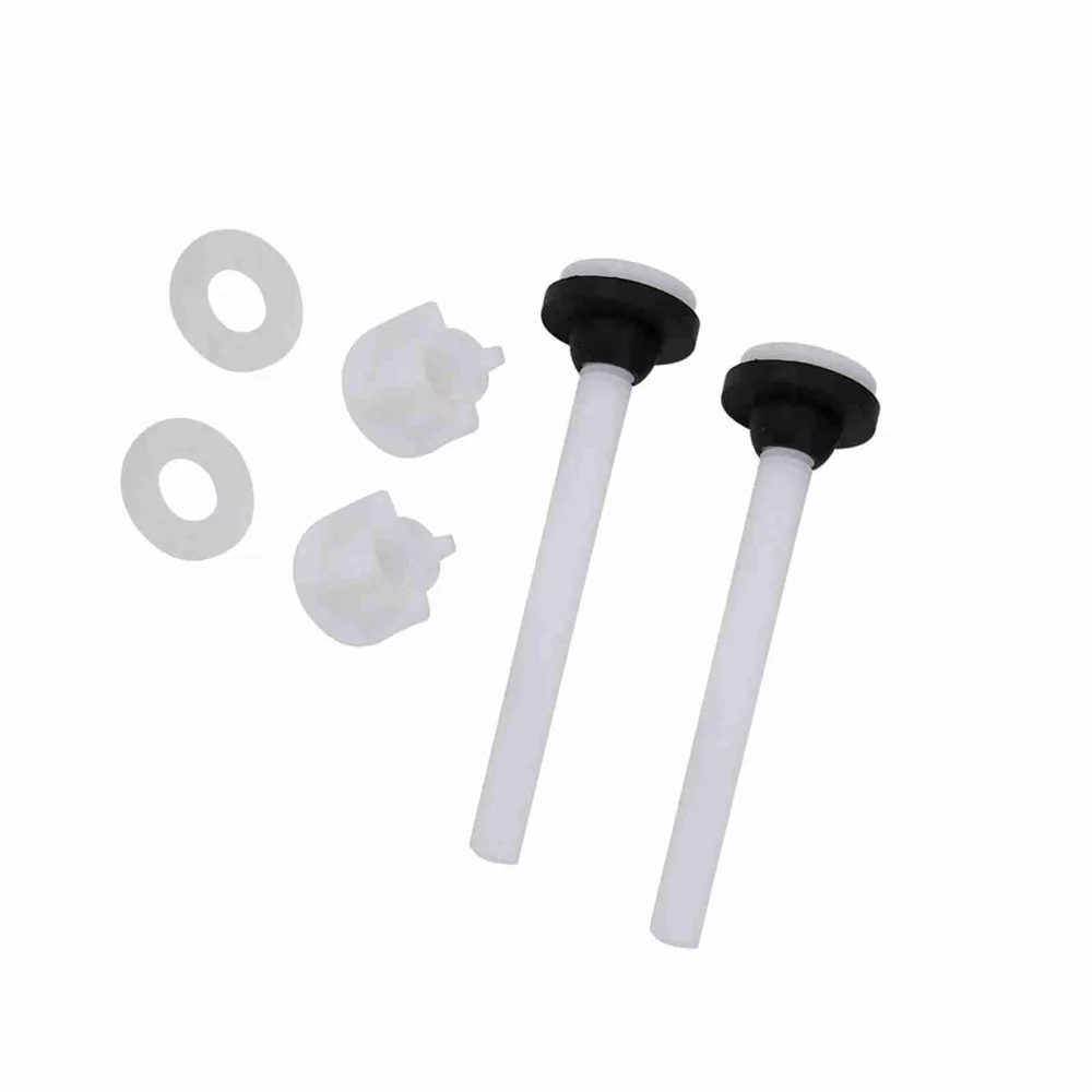 3 Pair White Toilet Water Tank Screw Set Fixing Bolts POM Plastic Rubber Material Toilet Tank Bolts Repair Coupling Kits