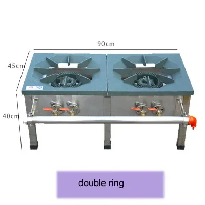 GAS Cooktop Korean-style Stainless Steel Low Soup Stove Single-eye Gas Stove Braised Meat Special Stove Energy-saving Soup Stove