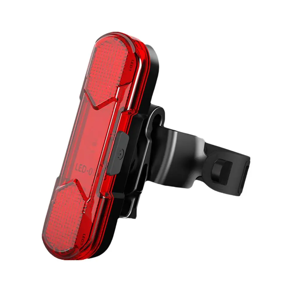 Bike Rear Tail Light Usb Rechargeable Red Led Bright Taillights Fit On Any Bicycle/helmet Easy To Install For Cycling Safet Y5t2