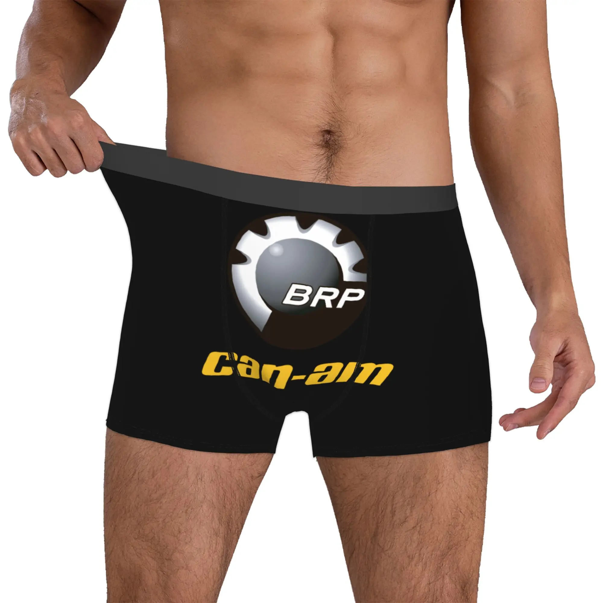 

BRP ATV Can Am Logo Boxer Shorts For Men 3D Print Underwear Panties Briefs Stretch Underpants