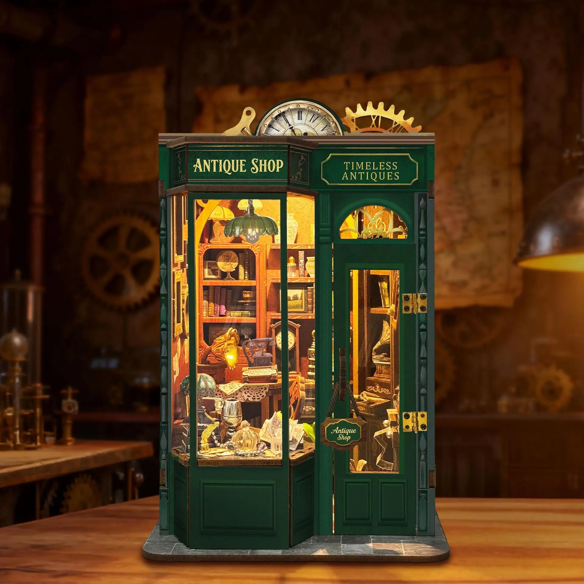 OUZEY Vintage Memories DIY منزل مصغر، مجموعة نماذج صندوق غرفة الحنين مع الأشياء القديمة، هدية حرفية للبالغين #1