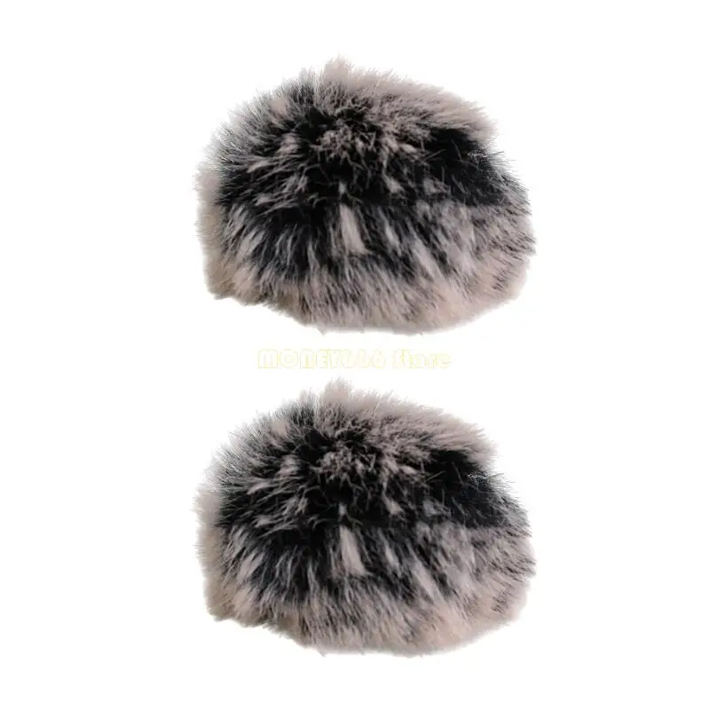 F62C 2PCS الزجاج الأمامي Muff for Tascam DR40 تسجيلات الزجاج الأمامي للميكروفون الزجاج الأمامي