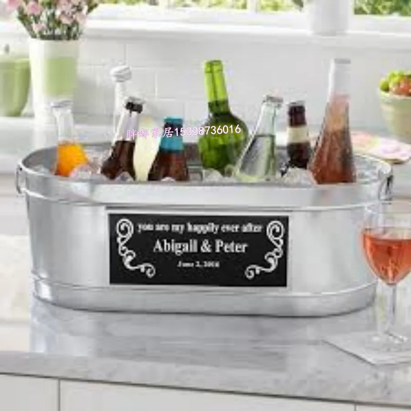 

Ice three-dimensional red wine ice cube bar beer oval commercial ice rack large capacity champagne