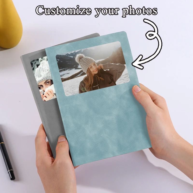

A5 Customizable Photo PU Notebook Office Stationery Journal Personalized Gifts