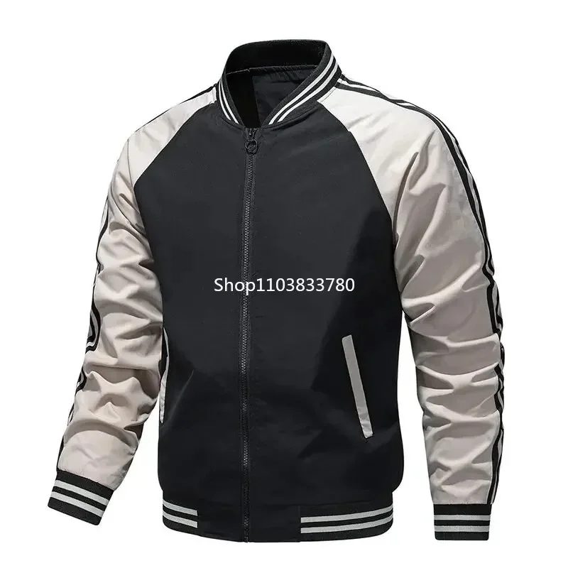 Men's Jacket Motorcycle Outer Outdoor Hiking Windproof Jacket Male Climbing Bomber Jackets College Baseball Coats Windbreaker