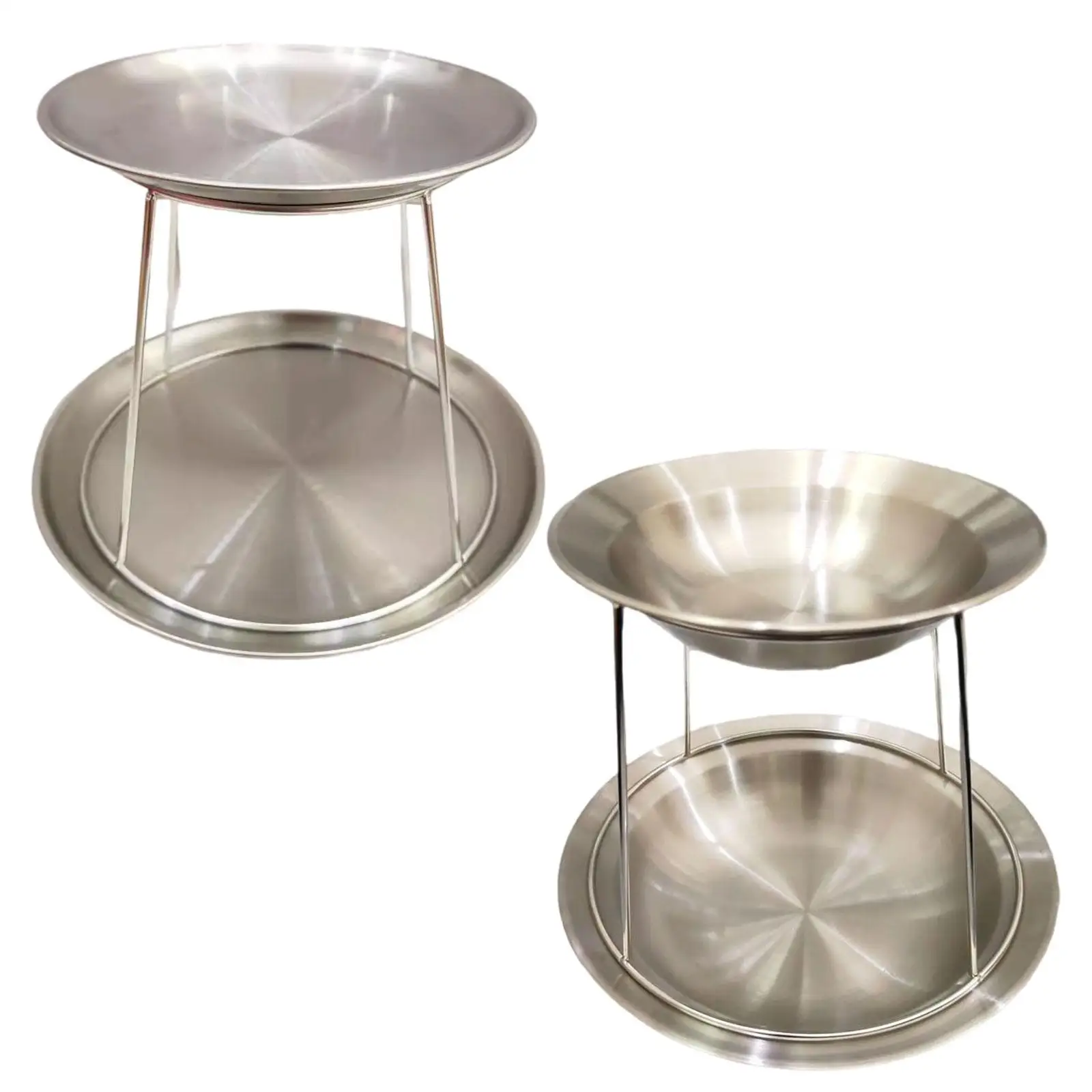 

Seafood Stand 2 Tier Trendy Accessory Seafood Tray for Dessert Kitchen Party