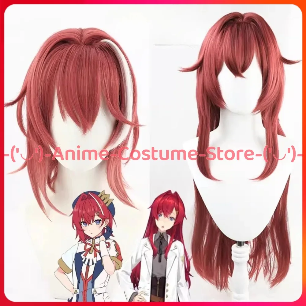 

NIJISANJI VTuber Angel Kathrina Cosplay Wig Anime Character Halloween Carnival Party Costume Wigs Heat Resistant Synthetic Hair