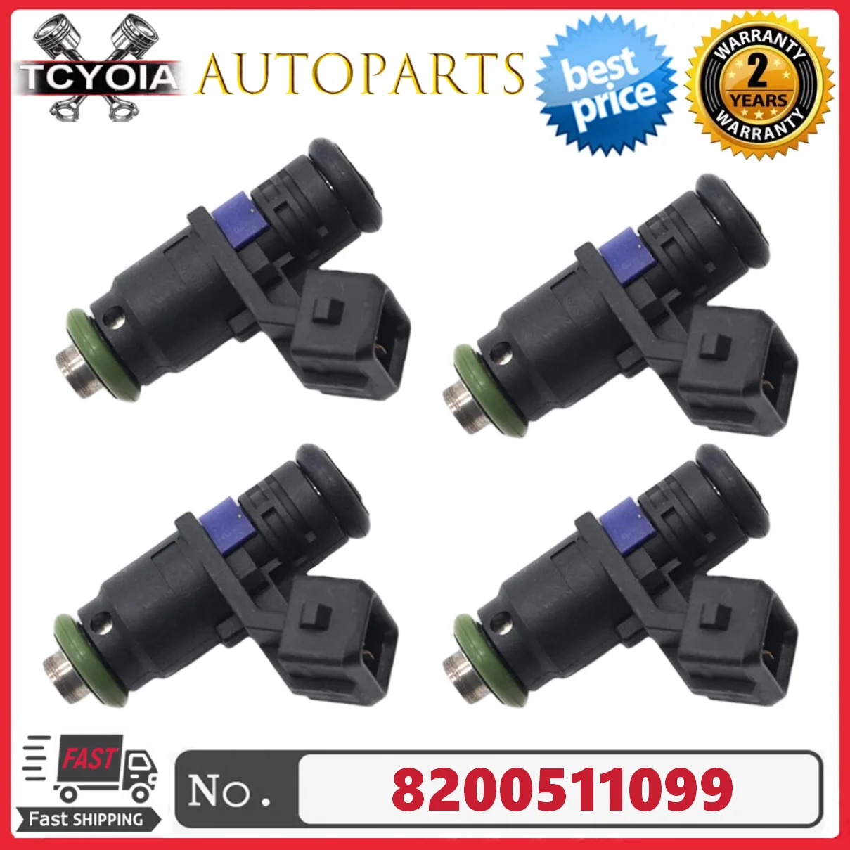 New 4Pcs/Lot Fuel I… - image