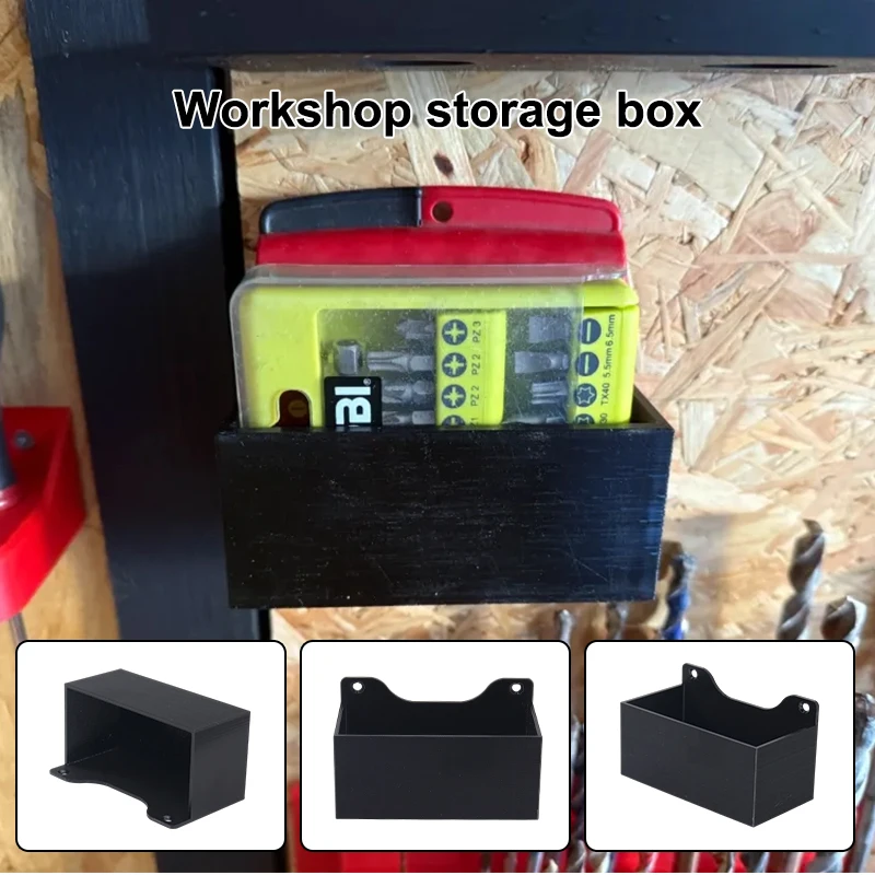 RV Wall Mounted Workshop Storage Box Wall Hanging Tool Container For Camper Caravan Motorhome Garage Workshop Hardware Storage