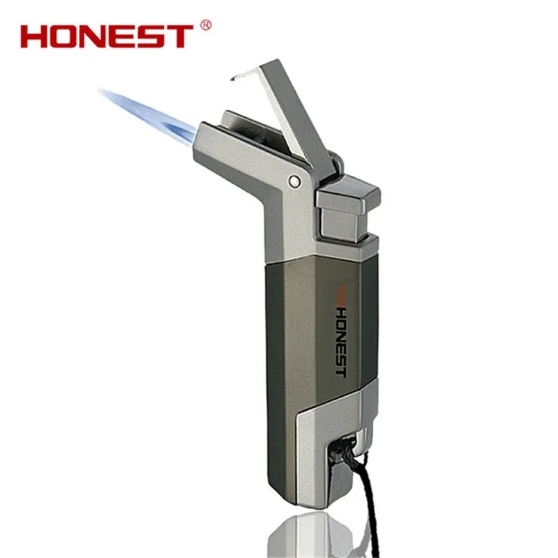 

HONEST Bird Type Torch Lighter Gas Blue Jet Flame Spray Gun Lighter 1300C Butane Outdoor Ignition Tools Cigar Lighter for Men