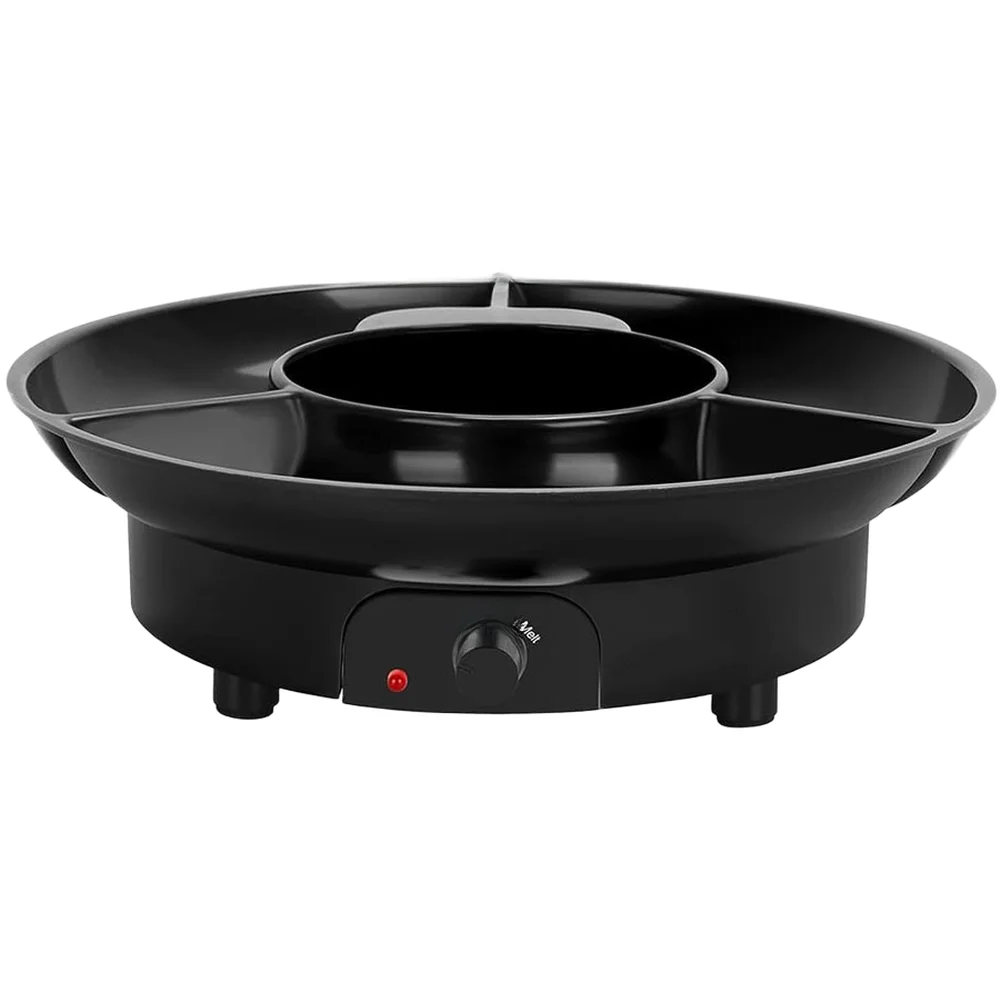 

Электрический набор для шоколадного фондю с чашей 260 мл, двумя режимами нагрева, 4 вилками и чашей с тремя отделениями для шоколада