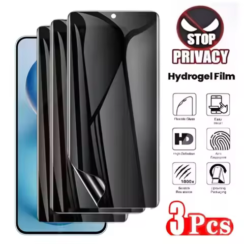 3Pcs Anti Spy Hydrogel Film for Samsung Galaxy S25 S24 S23 Ultra S21 S22 S20 Plus S24 FE Note 20 10 Full Cover Screen Protector