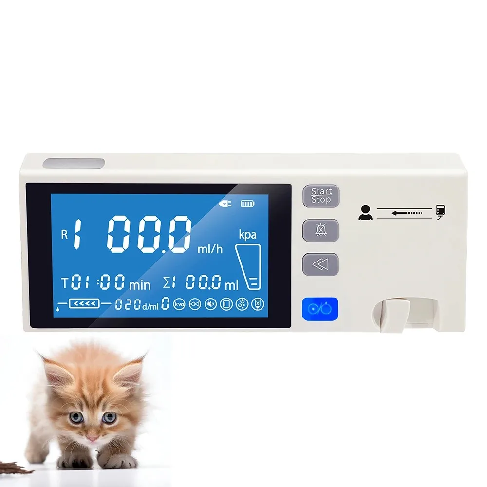 Smart F Vet Veterinary Equipment CE Vet Hospital Clinic injec tion Intravenous Mini Animals sy ringe pump