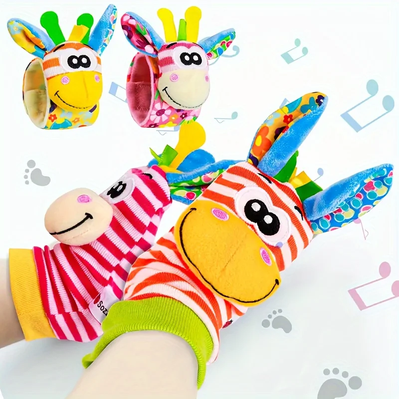 جوارب معصم للأطفال على شكل حيوانات كرتونية، سلسلة جديدة من الألعاب القطيفة، جوارب داخلية لطيفة ومريحة للأطفال، هدايا مثالية #3
