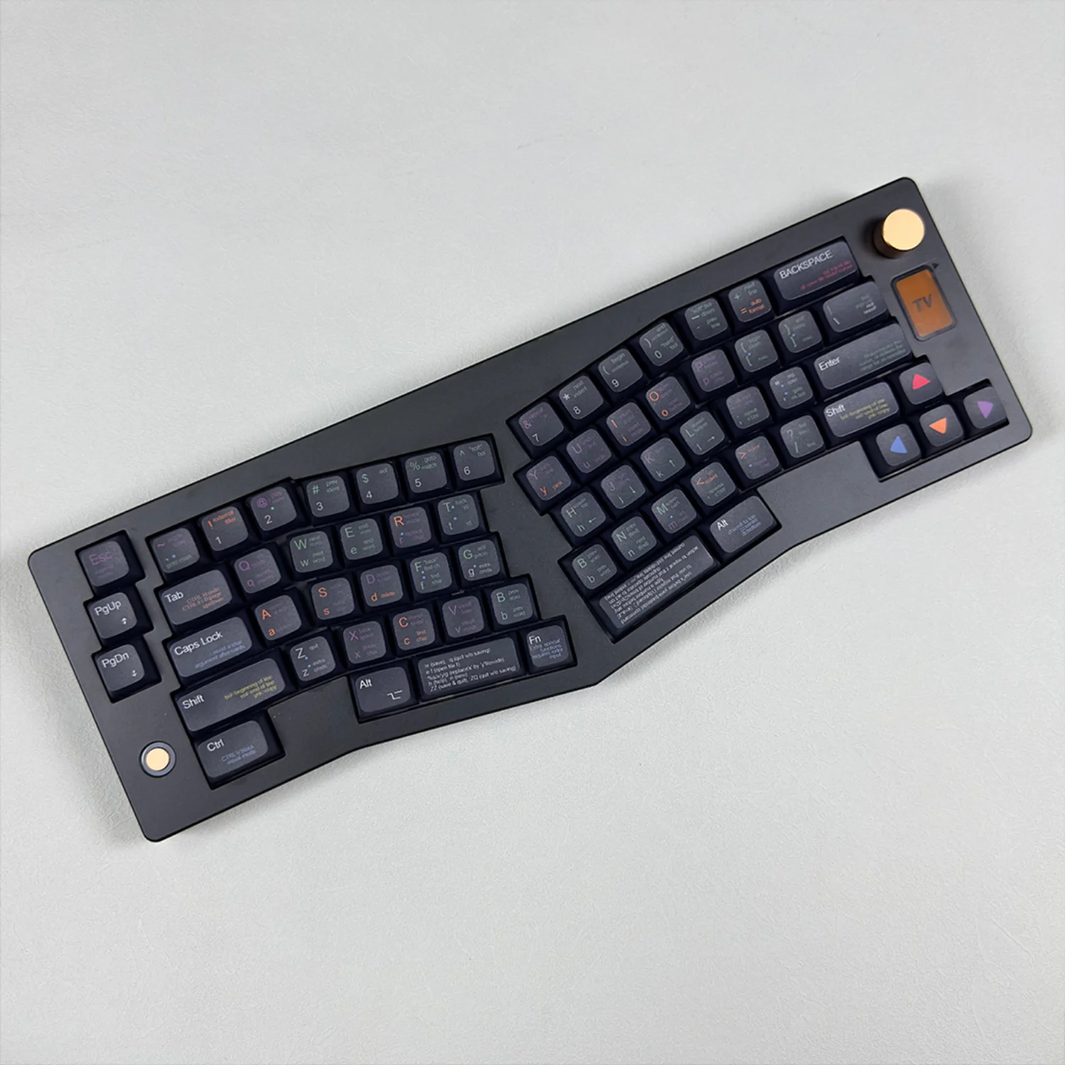 XDA Keycaps PBT 128 Keys DIY Programmer Black Keycaps for 60/80/87/98/104/108 Mechanical Keyboards