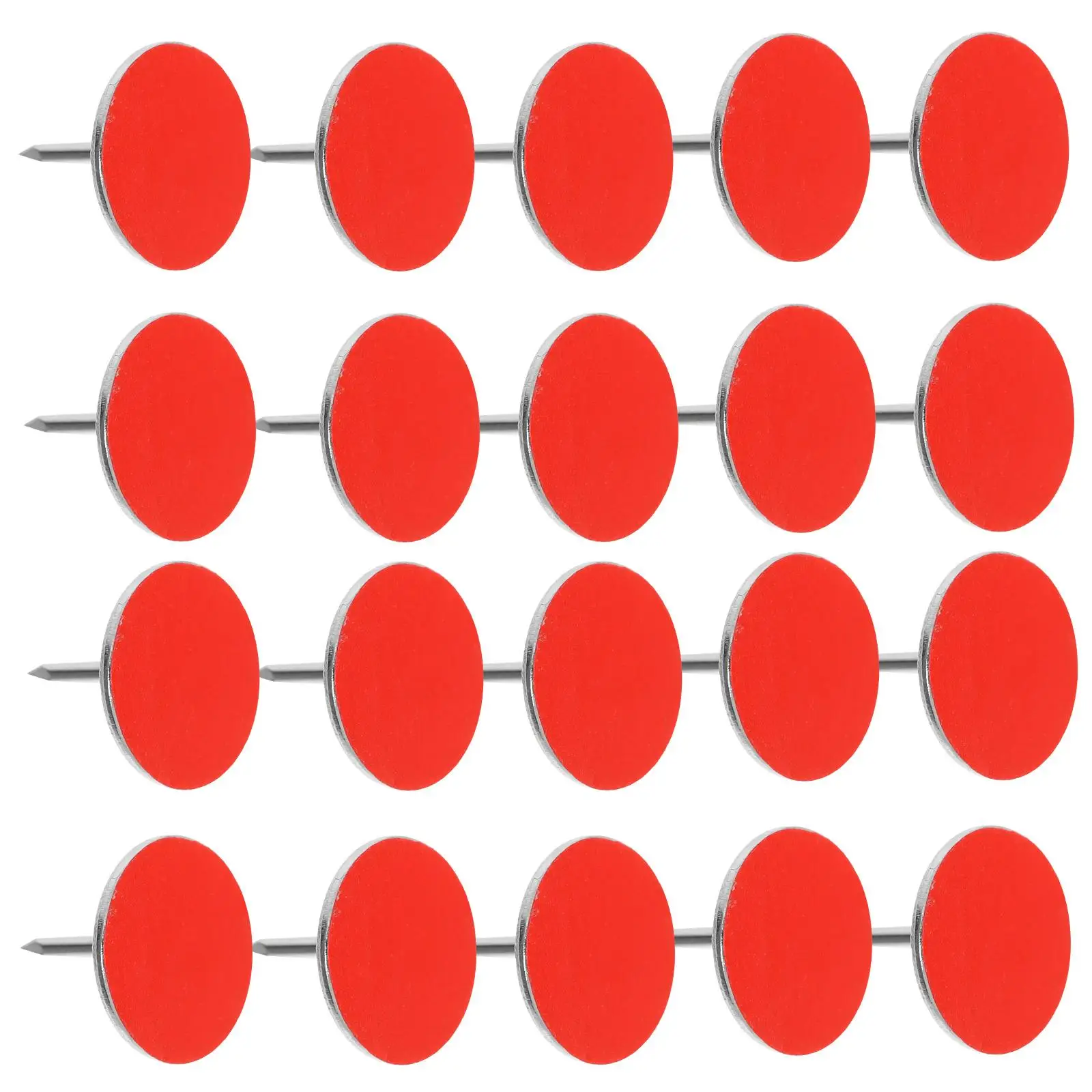 

50 Pcs Reflective Thumbtacks Night Camping Glow Trail Markers Iron Easy Installation Hiking Marker Pin