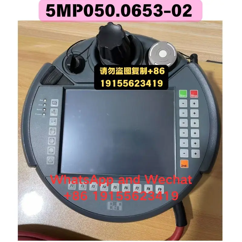 Used OEM disassembled parts 5MP050.0653-02 Teach Pendant Functional test OK Quick delivery