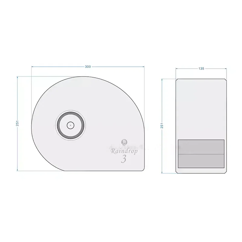 LII AUDIO Raindrop-3 3 Zoll Metall Full Range Warm Sound und Deep Woofer 15 W/4 Ohm (1 Paar)