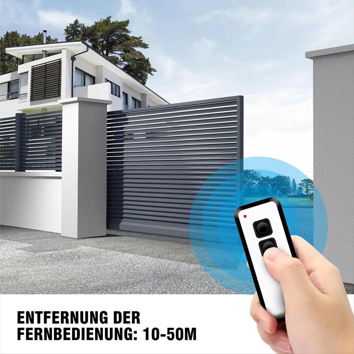 ABFW 433.92 MHz Garage Door Remote Control, for NOVOTRON 502 MAX43-2, MINI-,Garage Door Opener 2Pack