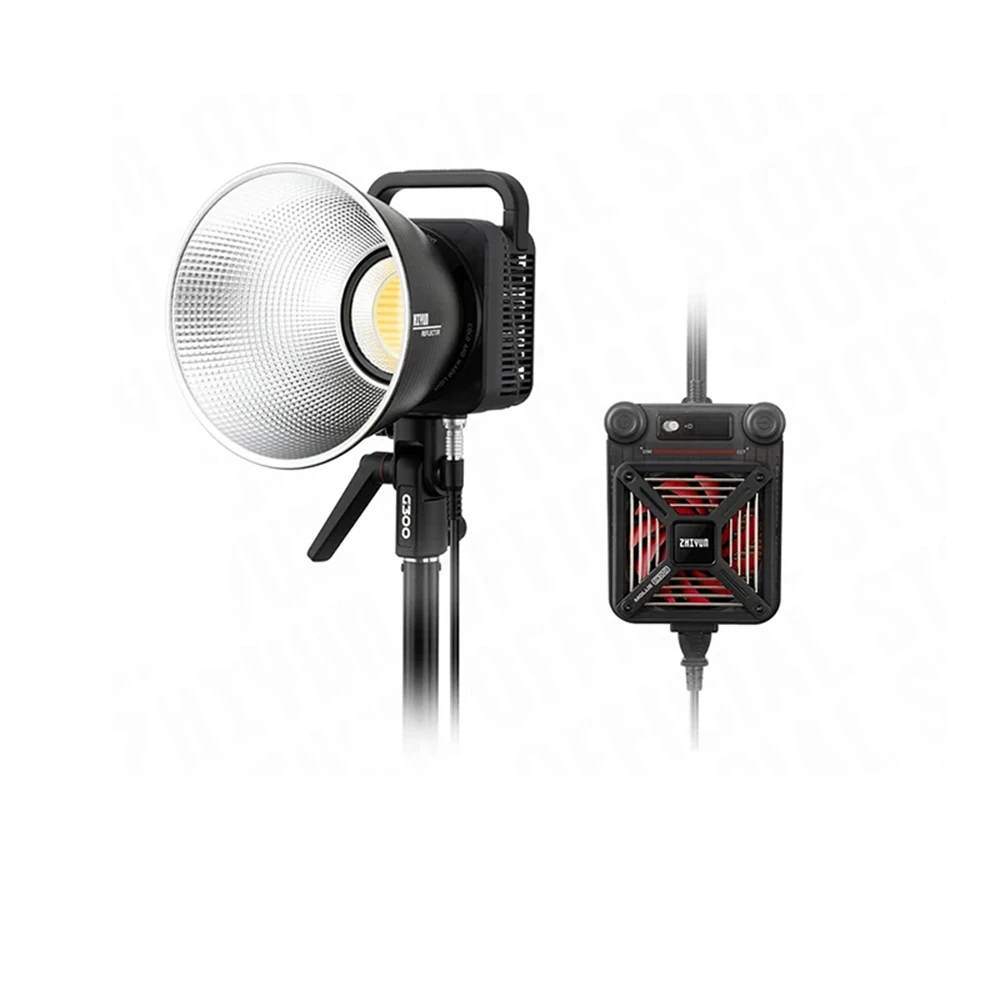 

ZHIYUN MOLUS G300 300W COB LED Light 2700K-6500K Video Lights APP Control 500W Bi-color LED Lamp Photography Lighting