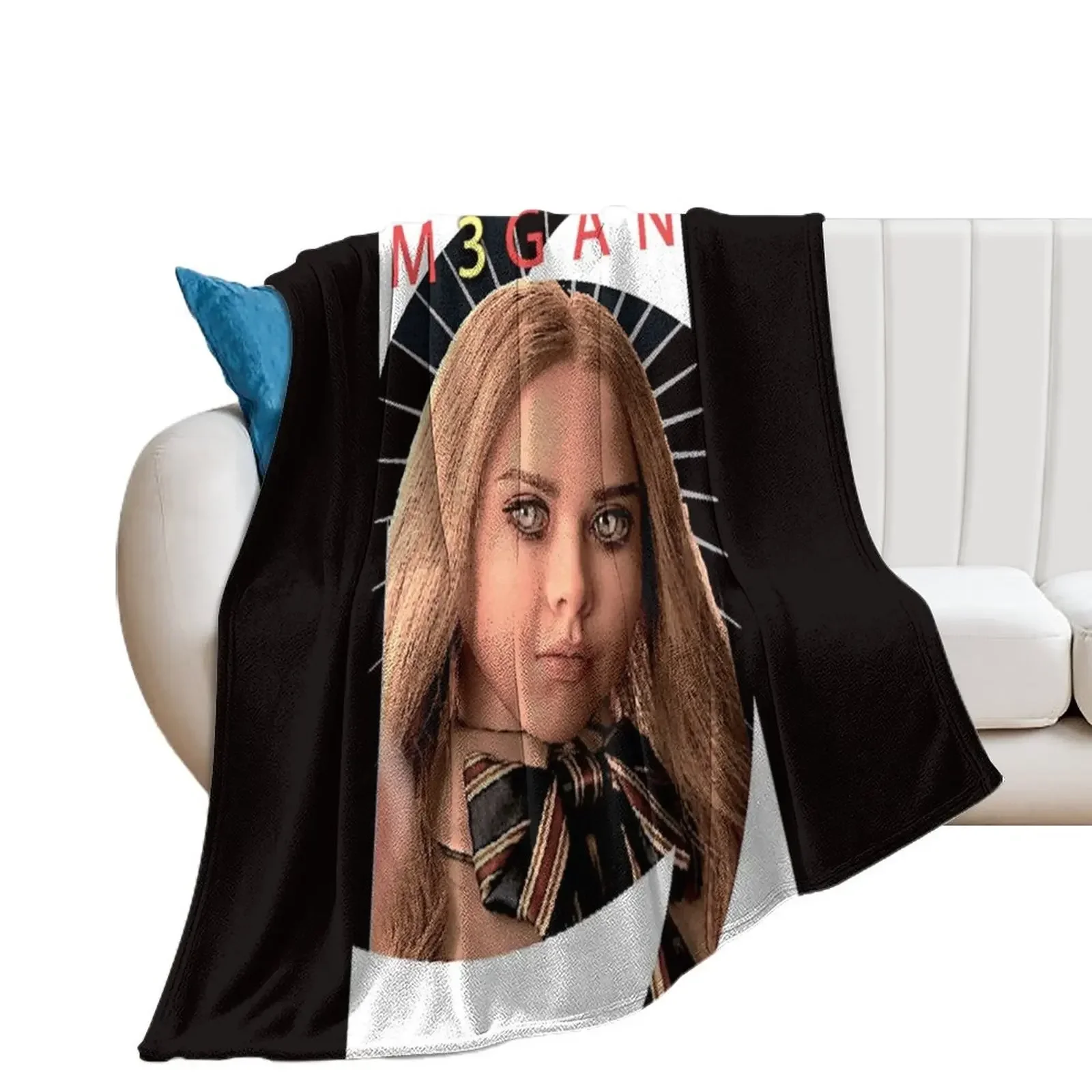 M3GAN MEGAN MOVIE DOLL Throw Blanket For Baby Luxury St Blankets