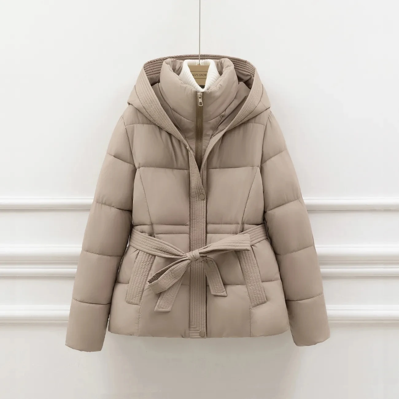 Women\'s Down Cotton Padded Jacket 2024 Short Loose Korean Version Ladies Outerwear Comfortable Elegant Lady Winter Parka Coat