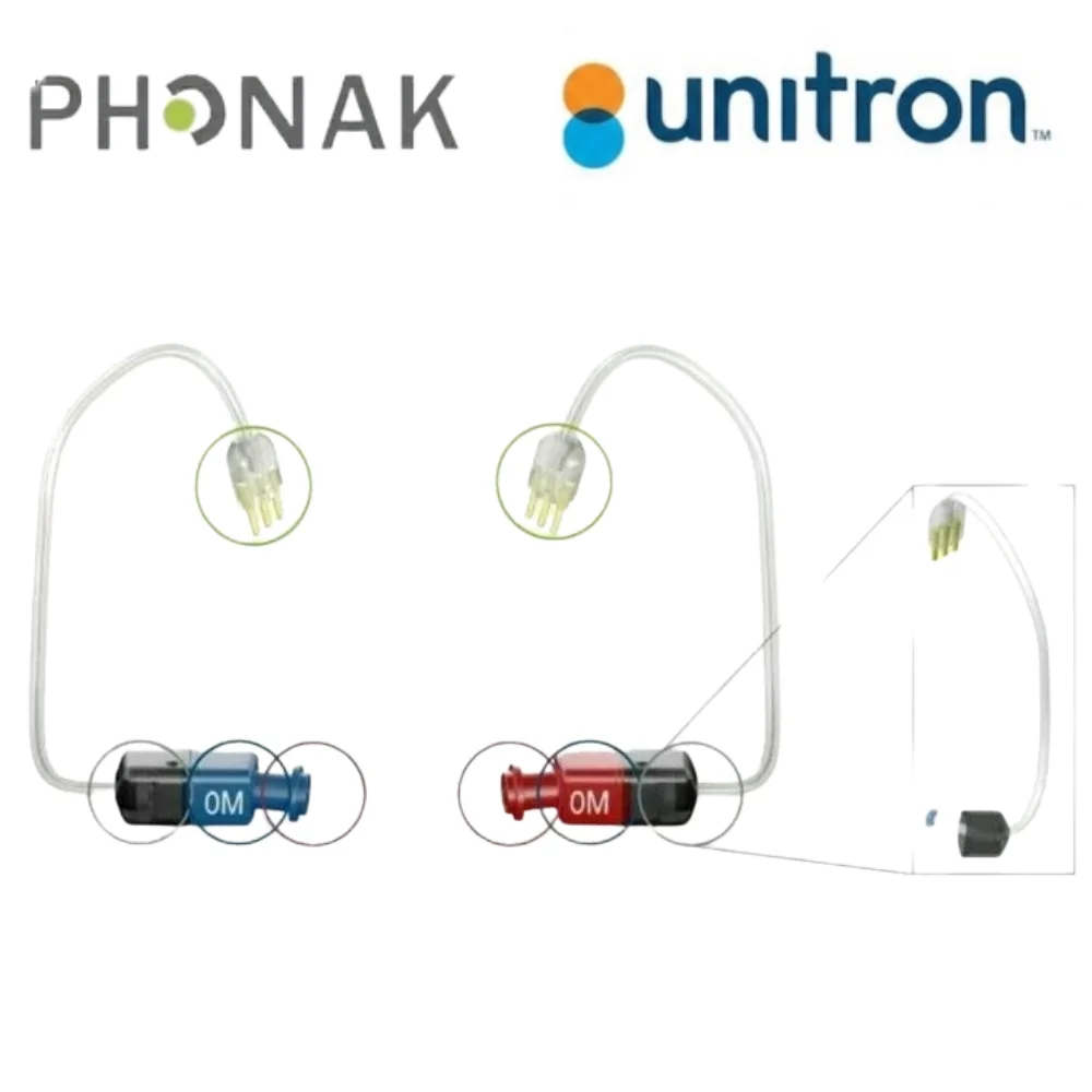 Receptor de Potência Padrão Phonak & Unitron SDS 4.0 Tamanho 0, Fio de Substituição para Aparelho Auditivo RIC