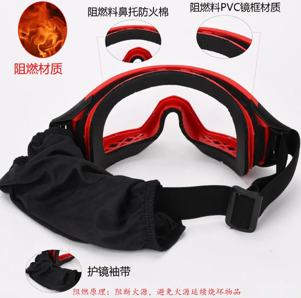 Casco FAST táctico ligero con gafas antifuego y luz PJ Hole - imagen 2