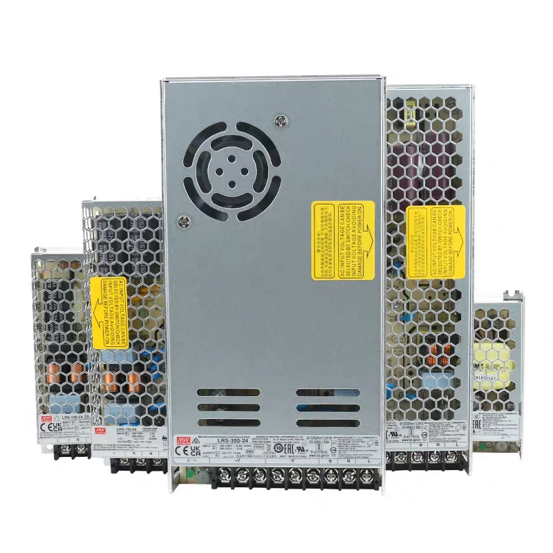 Mean Well Switching Power Supply LRS-75-24 LRS-150-24 LRS-350-24 24V PLC Transformer Industrial NES/LRS