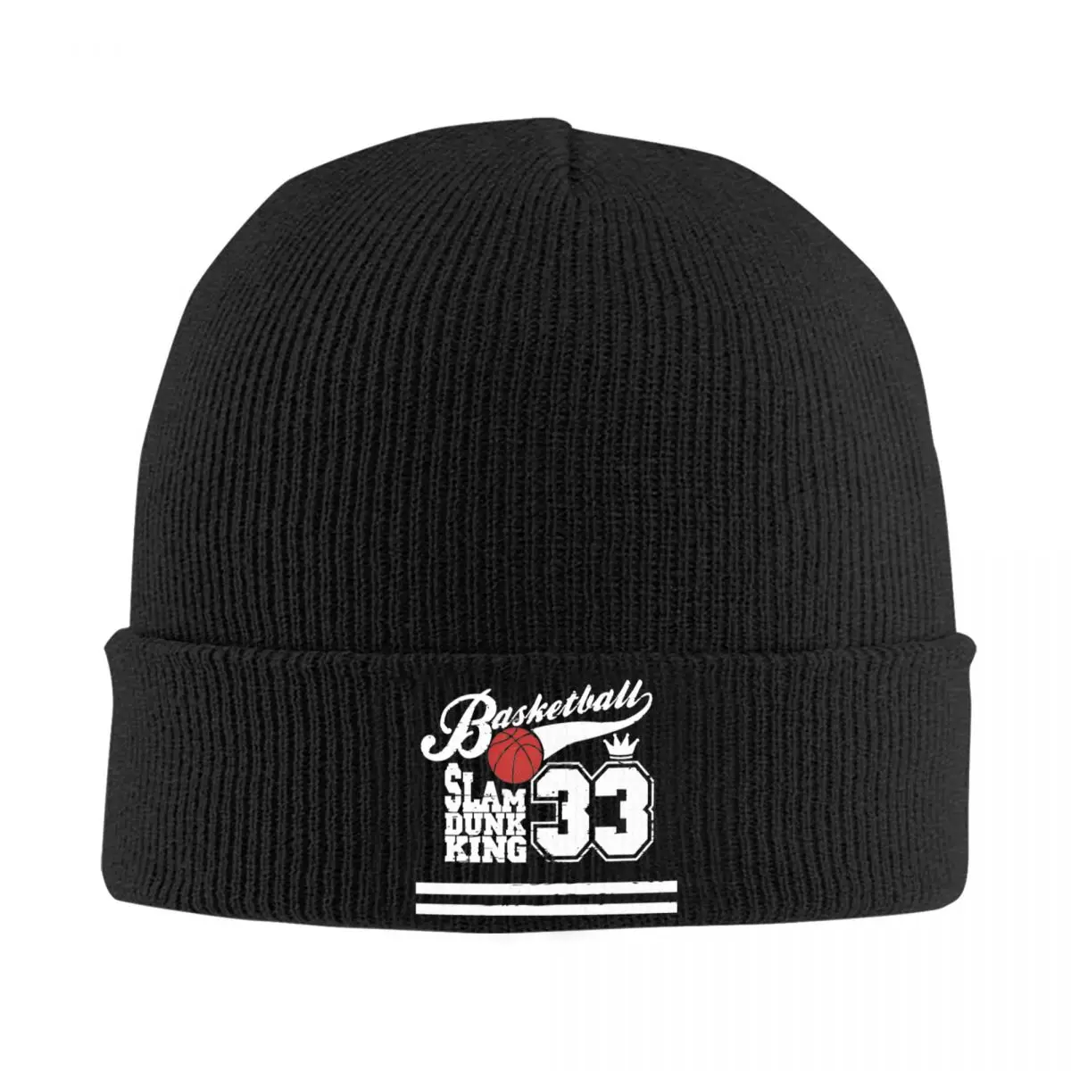 Basketball Slam Dunk King Knitted Hat Beanies Autumn Winter Hats Warm New Sakuragi Hanamichi Basketball Caps Men Women