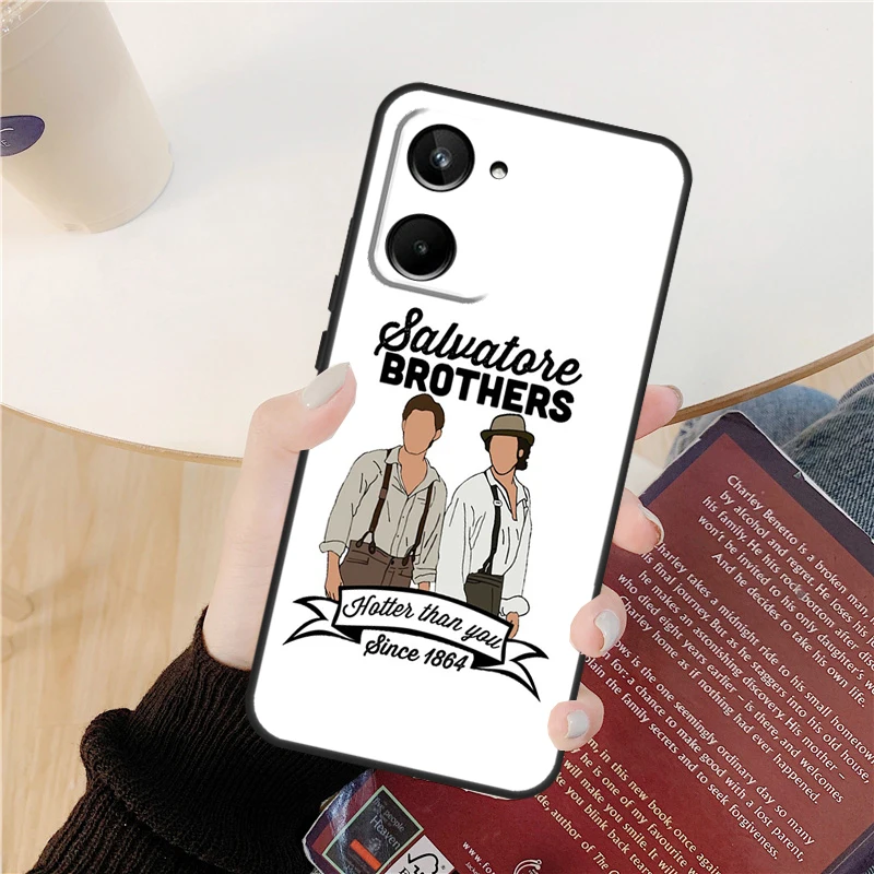 Salvatore Brothers 1864 Damon Stefan For Realme 8 9 10 Pro Plus GT Neo 5 3 Neo 3T 2T C21Y C25Y C31 C30 C21 C11 C33 C35 C55 Case