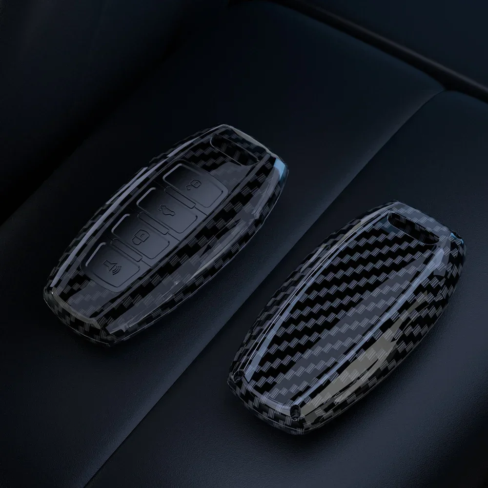 

ABS Carbon Fiber Car Key Case Cover Shell For Great Wall Haval/Hover H6 H7 H4 H9 F5 F7 H2S Keyless Protector Holder Accessories