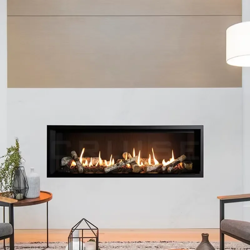 Modern TV Stand Electric Fireplace Insert Charcoal Log Decor for Living Room Indoor Heating Propane Gas Stove Home Furniture