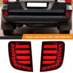 Per Toyota Land Cruiser LC200 2008 - 2015 LED paraurti posteriore riflettore avvertimento luce freno indicatori di direzione fendinebbia accessori auto 12V